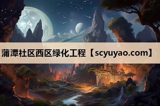 蒲潭社区西区绿化工程